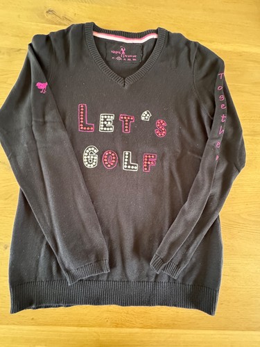 Girls golf pullover schwarz - golf,