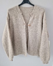 Alpaka Strickweste Strickjacke