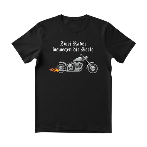 Motorrad shirt biker leben - biker,