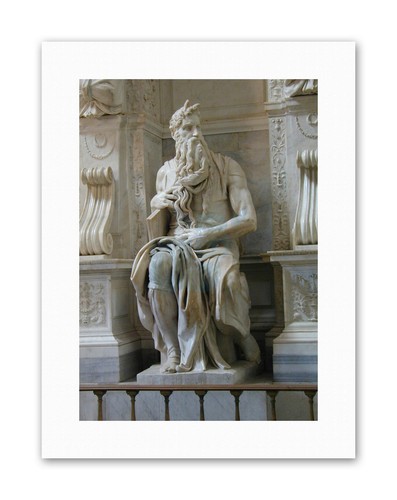 Skulptur michelangelo moses - skulptur,
