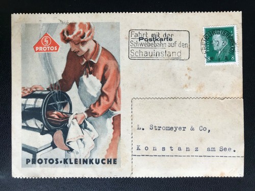 Litho werbung für - ak,