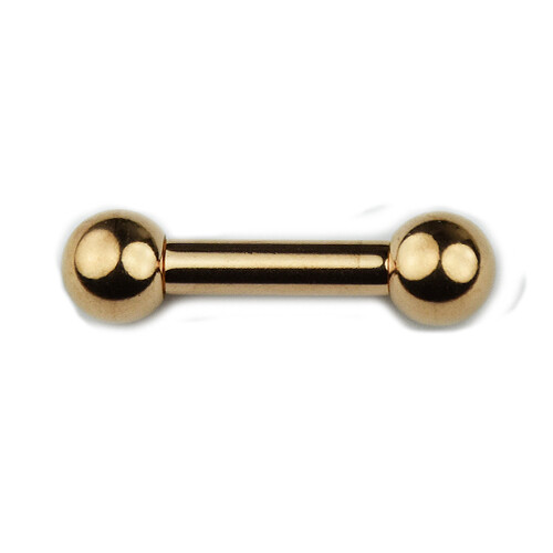 0mm rosegold piercing stab - piercing,