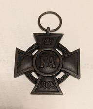 1. WK Orden Abzeichen Oldenburg Friedrich August Kreuz 2. Klasse 1914