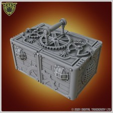 Steampunk mechanische Deckbox mit Drehverschluss von Digital Taxidermy