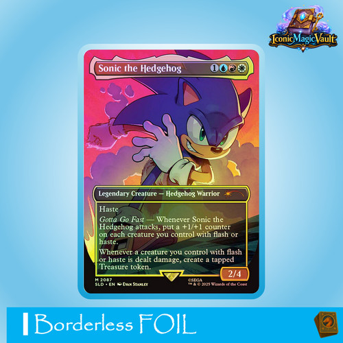 Sonic the hedgehog foil - sonic,