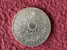 GEDENKMÜNZE „10 DEUTSCHE MARK BUNDESREPUBLIK DEUTSCHLAND 1949 - 1989“  Silber