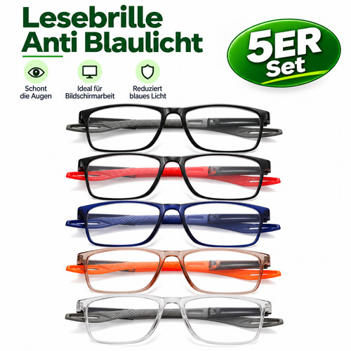 Lesebrille blaulichtfilter 5er - blaulichtfilter,