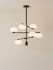 Messing Glaskuppel MidCentury