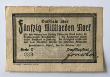 Notgeld frankenstein - frankenstein, in