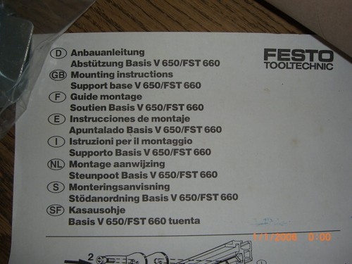 Festo abstützung basis - festo,