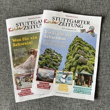 2 Ausgaben vom September 2024 der Stuttgarter Kinderzeitung