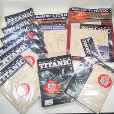 Hachette Titanic Build Issues 1-100 Complete Set - Mostly Sealed Collector Ed.