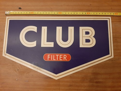 Werbeschild zigaretten club - werbeschild,
