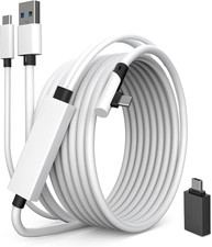 Tiergrade 2-In-1-Link-Kabel, Kompatibel Mit Oculus/Meta Quest 2, Mit Separater 