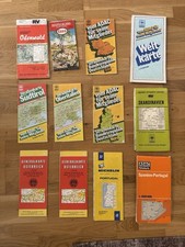 Konvolut alte Landkarten ADAC