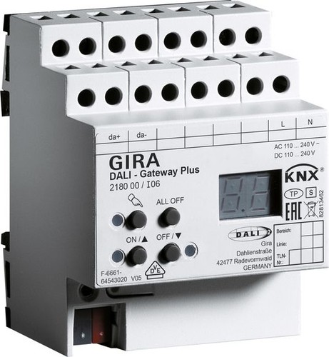 Gira 218000 knx dali gateway - gira, dali-gateway