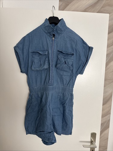 Hellblauer jeans jumpsuit - jeans-jumpsuit, /