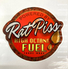 Ratte Pisse Lustiger Aufkleber