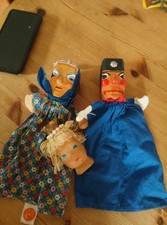 3..alte Holz Kasperlefiguren