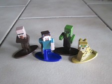 minecraft metall figuren 4er