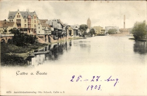 Calbe der saale - calbe, an