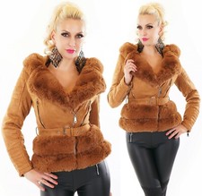 Damen jacke wildleder - wildleder, optik