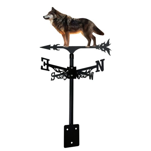 Wetterfahne wolf metall - wetterfahne,