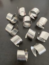 Serviettenringe Edelstahl Serviettenhalter Silber Tischdeko Dekoration