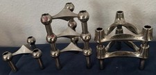 6er set kerzenhalter - kerzenhalter, 60er/70er