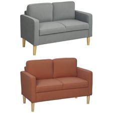 HOMCOM Sofa 2 Sitzer klein