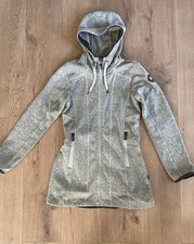 Icepeak Damen Strickjacke Kurzmantel Jacke Strick Thermal Fleece Strickfleece S