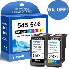 Druckerpatronen PG-545 XL CL-546 XL für Canon Pixma TS3150 TS3450 TR4550 MX495