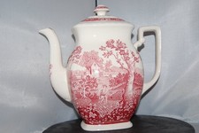 Kaffeekanne groß 23 cm Rusticana rot Villeroy & Boch VB Glasurrisse