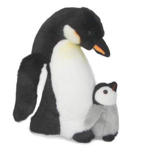 Plüsch pinguin mit baby - pinguin,