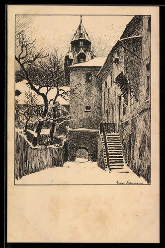 Künstler ernst liebermann - künstler-ak,