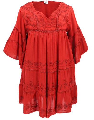 Bestickte indische boho bluse - boho,