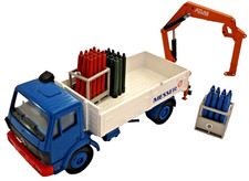 Conrad Metallmodell LKW 3058 Messer Griesheim Atlas Mercedes mit Ladekran  1:50