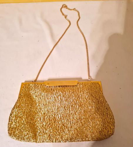 Echte vintage abendtasche gold - abendtasche,