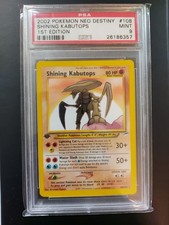 Pokemon Neo Destiny Shining Kabutops 1st Edition PSA 9