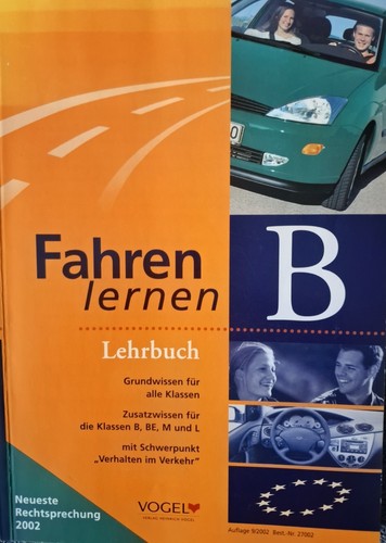 Fahren lernen lehrbuch - fahren, klasse