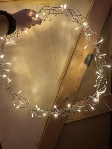 Led kranz warmweiß - kranz, 45