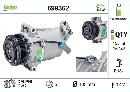 Kompressor klimaanlage valeo - klimaanlage,