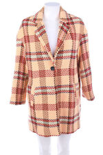 Stradivarius Blazer-Jacke Karo kariert M apricot