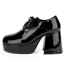 70er Schuhe Herren schwarz