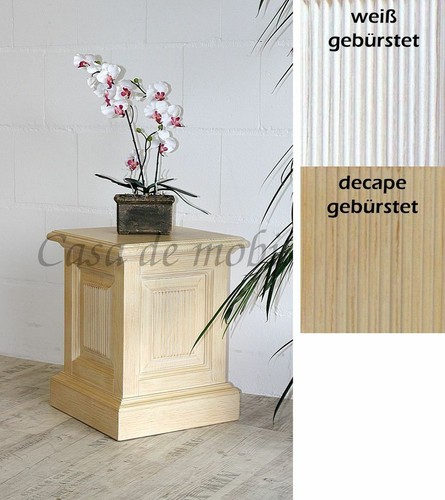 Massivholz blumensäule - massivholz,