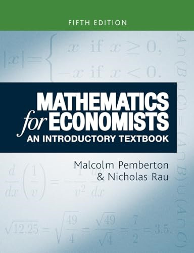 Mathematics for economists - for, an