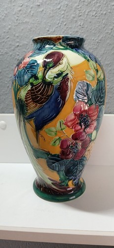 Jugendstil vase trogon - jugendstil,