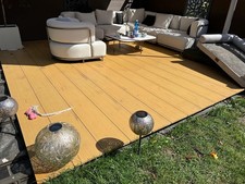 WPC Terrassendielen  Megawood, massiv DYNUM, Ingwer