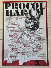 Procol Harum - Concert '77 Plakat Repro Kieser Poster 84 x 59 Zustand: sehr gut