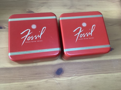Fossil dose rot uhrendose - rot,